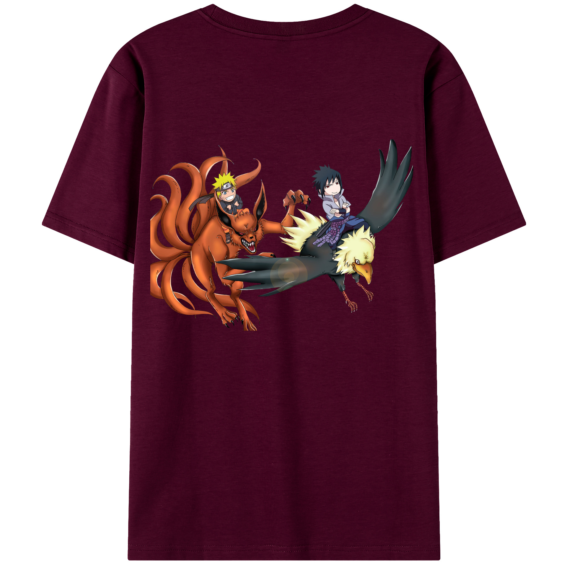 （画像用） NARUTO -ナルト- うずまき ナルト Uzumaki Naruto レディース半袖Tシャツ(バックプリント)